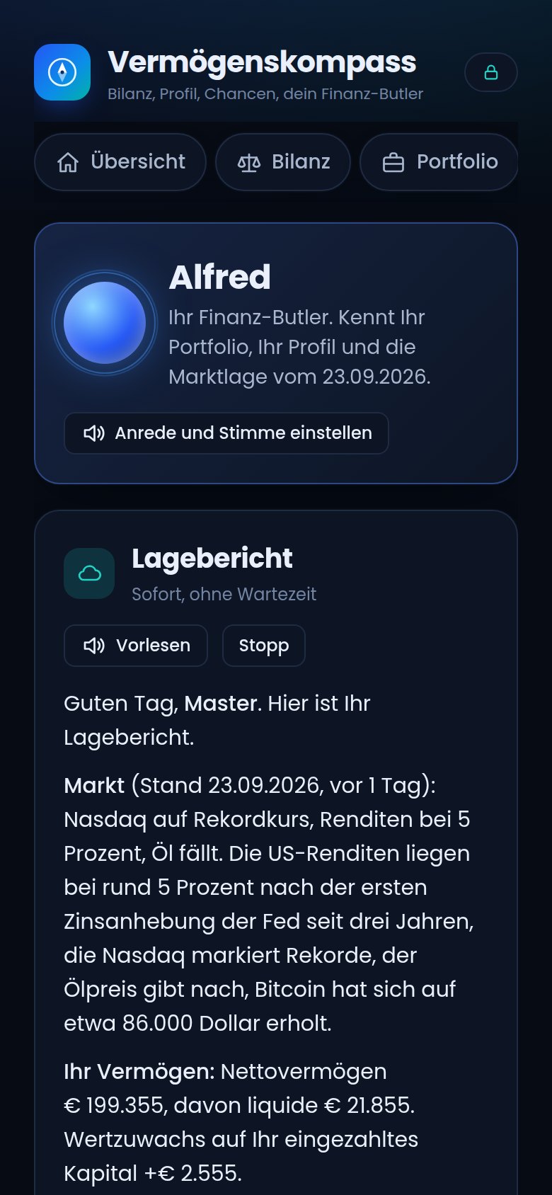 Alfred Lagebericht